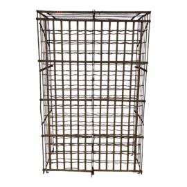 Mid 20th Century Metal Locker Wine Rack