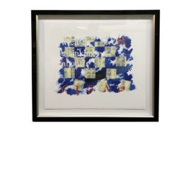 Sofie Matisse "B Clear" Silkscreen on Handmade Paper, 2014. Original Price: $1,500