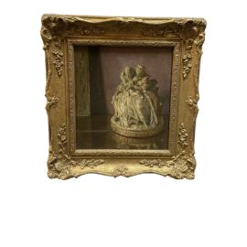 Guy Alexander Framed Painting of Statues