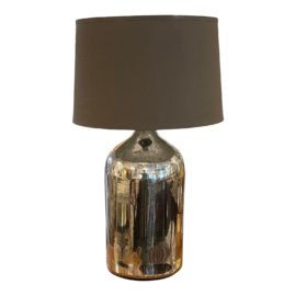 Restoration Hardware 19th C. Vintage Mercury Glass Tall Table Lamp