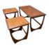 G Plan Victor Wilkins Fresco Nesting Tables, Set of Three