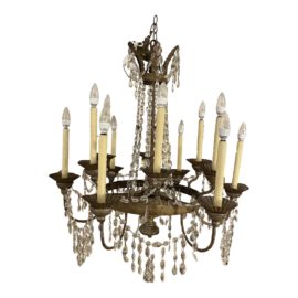 French 18th Century Style Ten Arm Chandelier