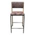 Crate & Barrel Raaf Burgundy Counter Stool. Original Price: $450