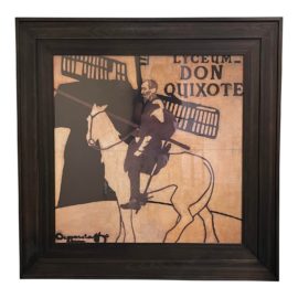 Crate & Barrel Lyceum Don Quixote Reproduction Lithograph by William James Nicholson Pryde. Original Price: $649