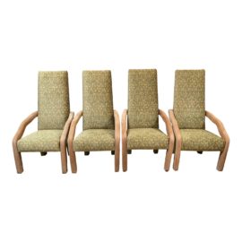 Ron Mann Custom Dining Chairs, Set of Four