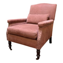 Cisco Home Brent Mink Linen Arm Chair. Original Price: $2,980