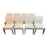 Calligaris Bess Low Back Dining Chairs, a Set of 8. Original Price: $5,200