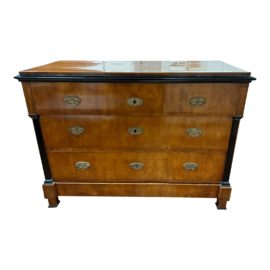 Antique Biedermeier Style Three Drawer Chest