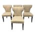 Crate & Barrel Sasha Upholstered Dining Side Chairs, Set of Four. Original Price: $1,692