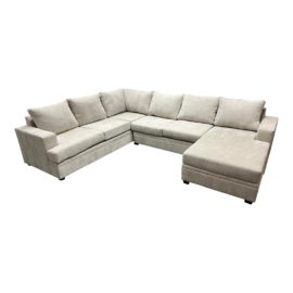 Bonaterra Sand Sectional With Right Arm Facing Chaise. Original Price: $1,400