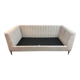 Pottery Barn Avalon Gray Velvet Daybed. Original Price: $2,000