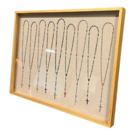 Custom Framed Rosaries Shadow Box