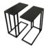 Crate & Barrel Echelon C Tables, a Pair. Original Price: $500
