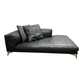 Design Within Reach Soressi Como Leather Chaise. Original Price: $7,795