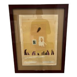 Laura Grace Barrett Original Mixed Media "The Road to Mecca" Framed + Signed.