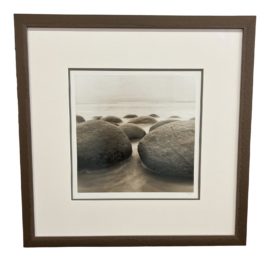 Raquel Edwards "Boulders and Waves " Framed Photograph Edition 15/125
