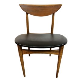 Lane Furniture Mid Century Modern Floating Back Side Chair