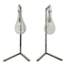 Arteriors Lighting Contemporary Sabine Table Lamps, a Pair. Original Price: $810