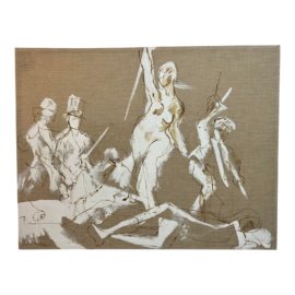Heather Preston Kortebein Attributed, Original Painting on Linen