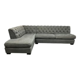Mitchell Gold + Bob Williams Tufted Kendall Two Piece Sectional Sofa. Original Price: $4,080