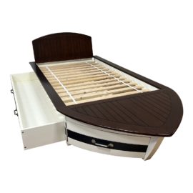 Twin Size Pottery Barn Speed Boat Bed Frame + Trundle. Original Price: $1,300
