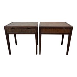 McGuire Faubourg Pair of Side Tables/Nightstands