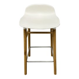 Normann Copenhagen Oak Counter Stool, White. Original Price: $460