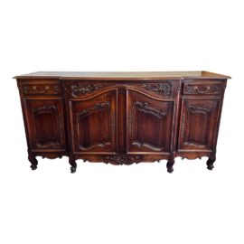 Late 19th Century French Carved Walnut Buffet