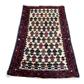 Vintage Floral Kilim Wool Rug - 2′6″ × 4′1″