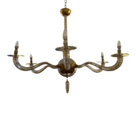 Barbara Berry Baker Furniture Signature Chandelier Murano 24k Glass. Original Price: $12,675