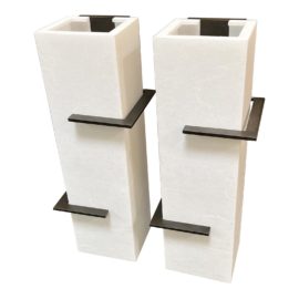 Satori Light Sculptures, a Pair