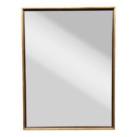 Gumps Narrow Gold Frame Wall Mirror