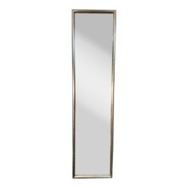 Restoration Hardware Silver-Gilt Dressing Leaner Mirror