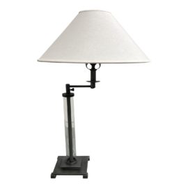 Restoration Hardware French Column Swing-Arm Table Lamp