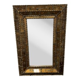 Antique Style Bronze Panelled Mirror. Original Price: $395