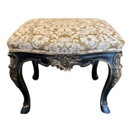 Venetian Carved Stool by Michael S. Smith for Jasper Furniture. Original Price: $4,592