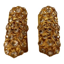 French Bronze + Glass Parisian Sconces - a Pair