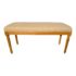 French Style Upholstered Wood Bench