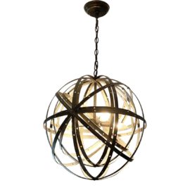 Restoration Hardware Orbital Sphere Chandelier. Original Price: $529