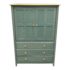 Maine Cottage Teal Wash Media Armoire