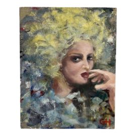Guilaine Hedquist "Goldlocks" Oil Painting Signed
