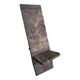 Antique African Leaning Chair