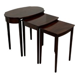 Traditional Nesting Tables, Set of Three