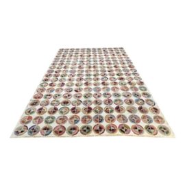 Red Thread Nepalese Tibetan Wool + Silk Area Rug - 8′ × 12′1″