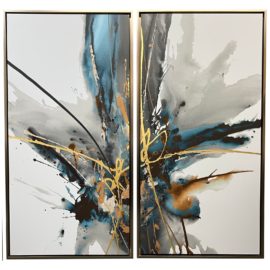 Horchow Gray Adventure Giclee Diptych. Original Price: $1,050