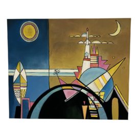 LI Ping Mid Century Modernist Style Painting