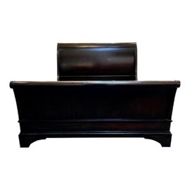 California King Restoration Hardware Portman Sleigh Bed Frame