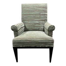 Donghia Occasional Teal Arm Chair