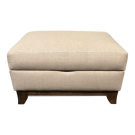 NEW California Light Tan Storage Ottoman. Original Price: $709