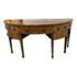 Antique Georgian Style Demi Lune Library Desk